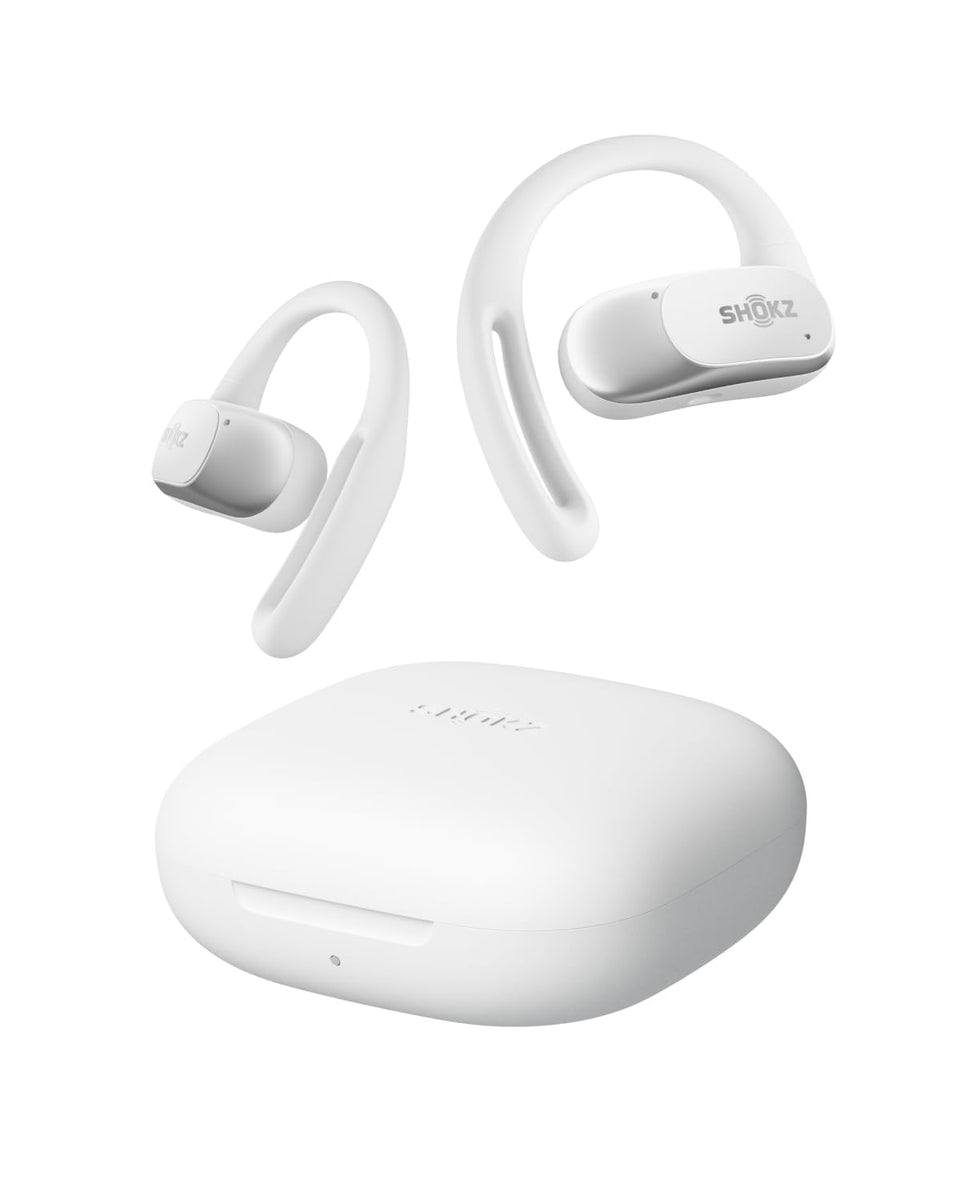 SHOKZ OpenFit Air open-ear design keeps you aware of surroundings while listening