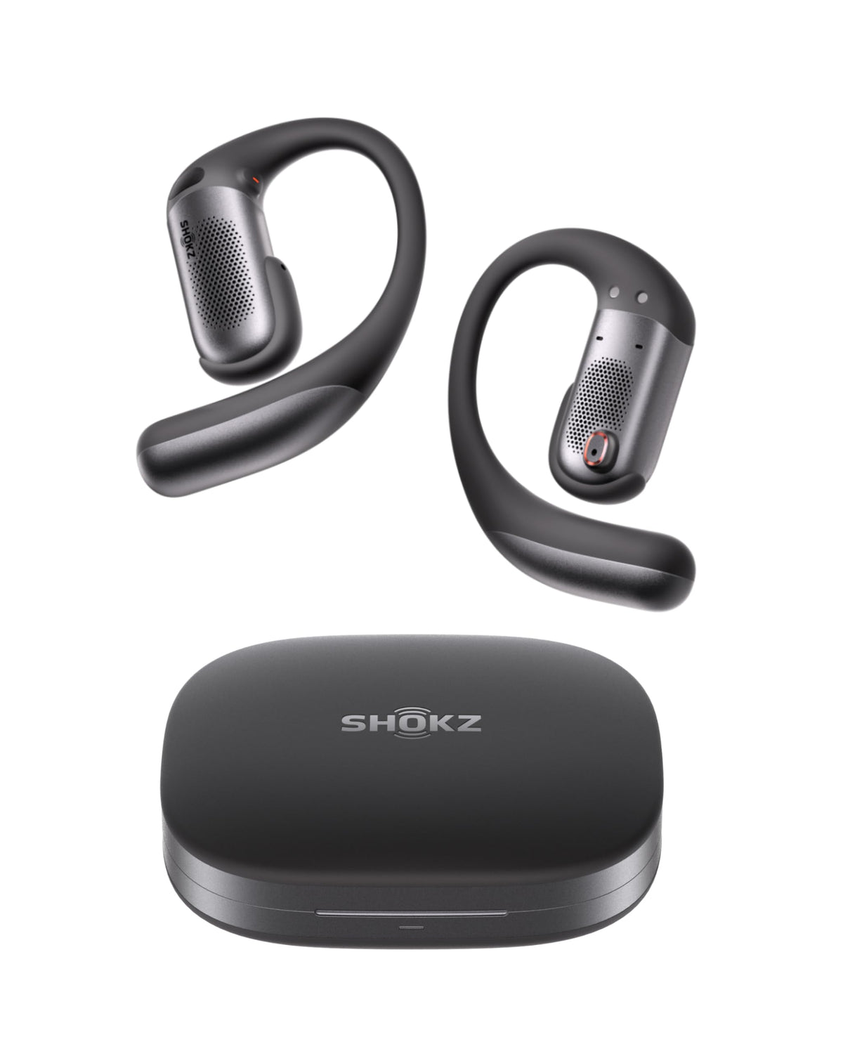 SHOKZ OpenFit Pro close-up shows balanced Dolby Atmos audio for rich detail.