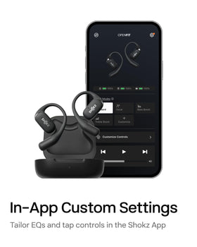 SHOKZ OpenFit quick charge at 5 minutes for an extra hour