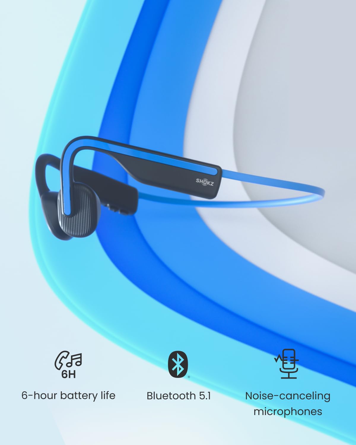 SHOKZ OpenMove bone-conduction technology highlighting ambient sound awareness.