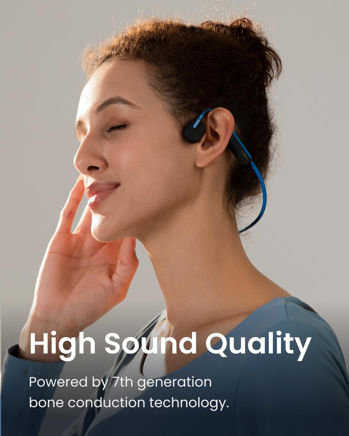 SHOKZ OpenMove sweatproof design ideal for gym sessions.