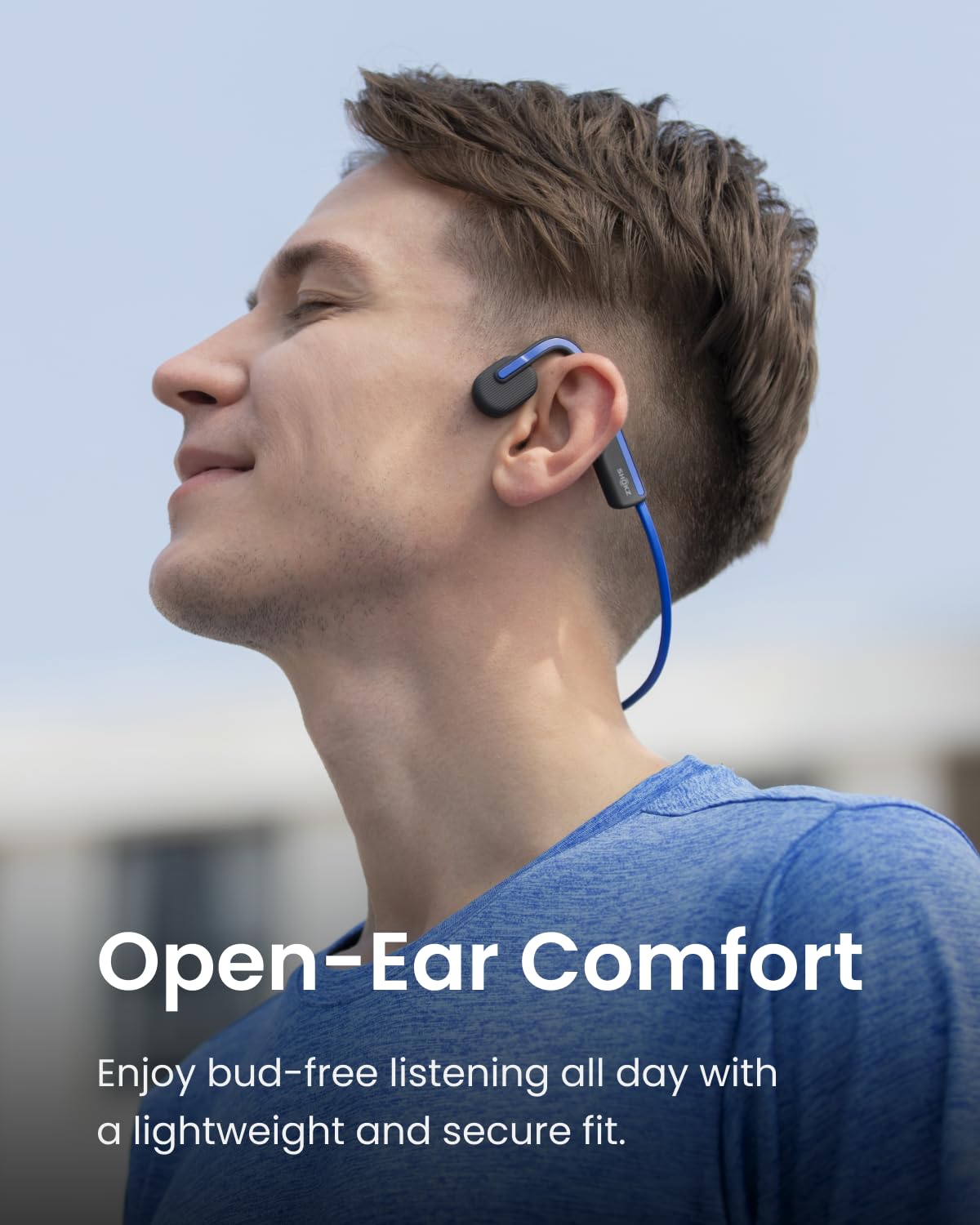 SHOKZ OpenMove blue sticker pack included for personalization.