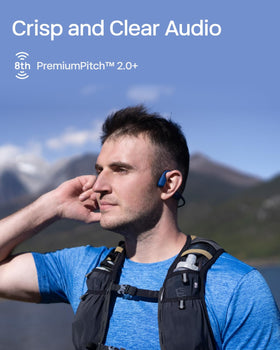 SHOKZ OpenRun eight-hour battery life during long runs.