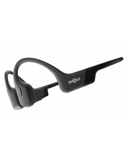 SHOKZ OpenRun bone conduction headphones with open-ear comfort for active workouts