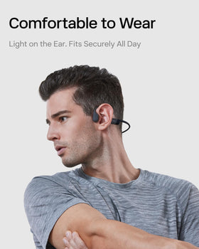 SHOKZ OpenRun bone conduction technology sends sound through the cheekbone