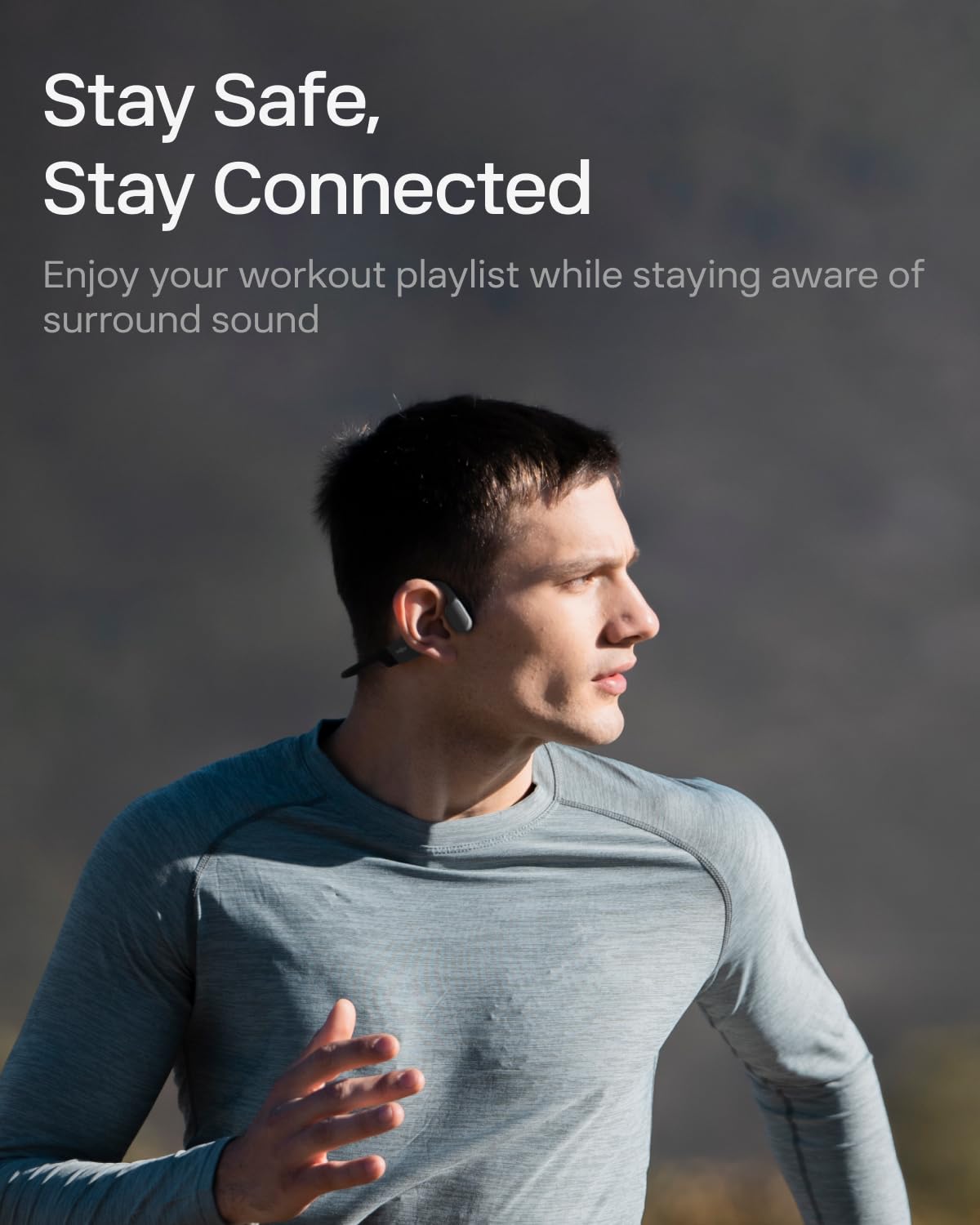 SHOKZ OpenRun IP67 sweatproof design withstands intense workouts