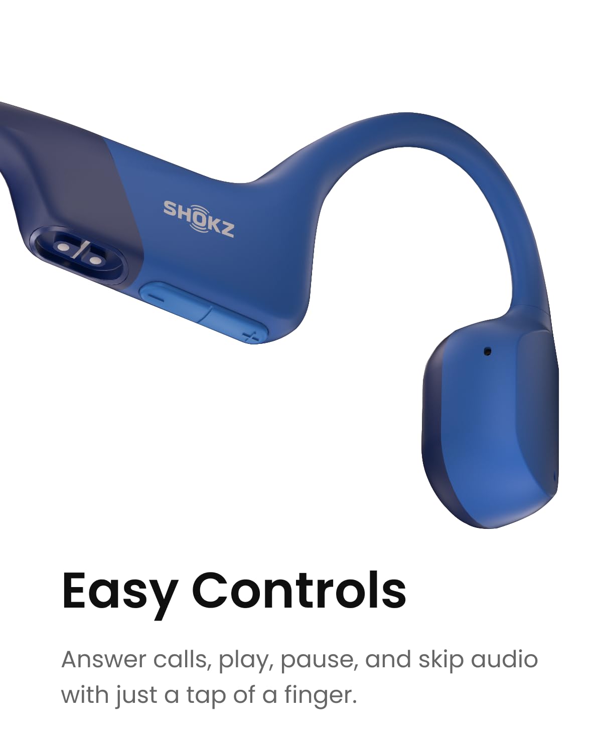 SHOKZ OpenRun Mini with 8-hour battery life for extended workouts.