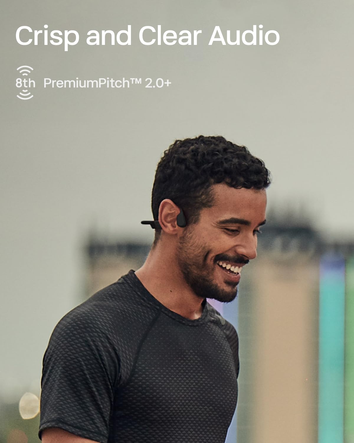 SHOKZ OpenRun Mini hair band included for secure fit.