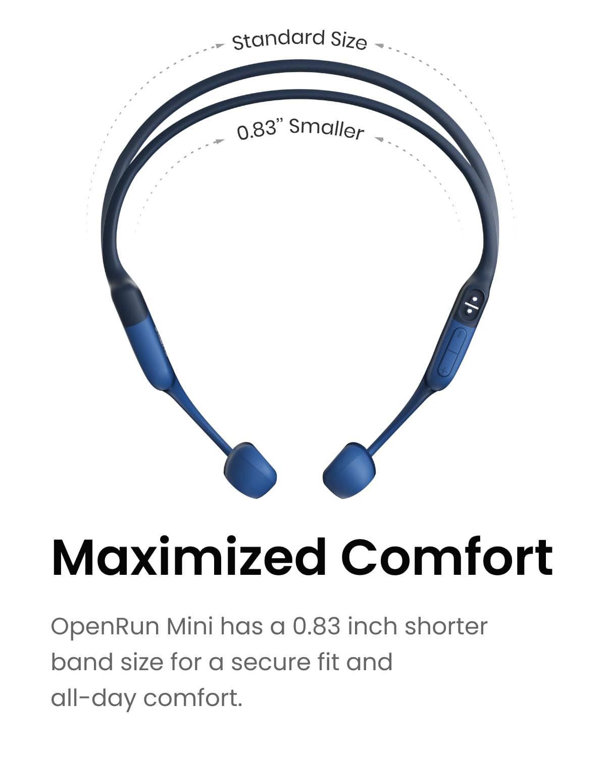 SHOKZ OpenRun Mini quick-charge feature enabling rapid power boosts during workouts.