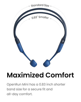 SHOKZ OpenRun Mini quick-charge feature enabling rapid power boosts during workouts.