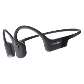 Shokz OpenRun open-ear design for safe listening during workouts.