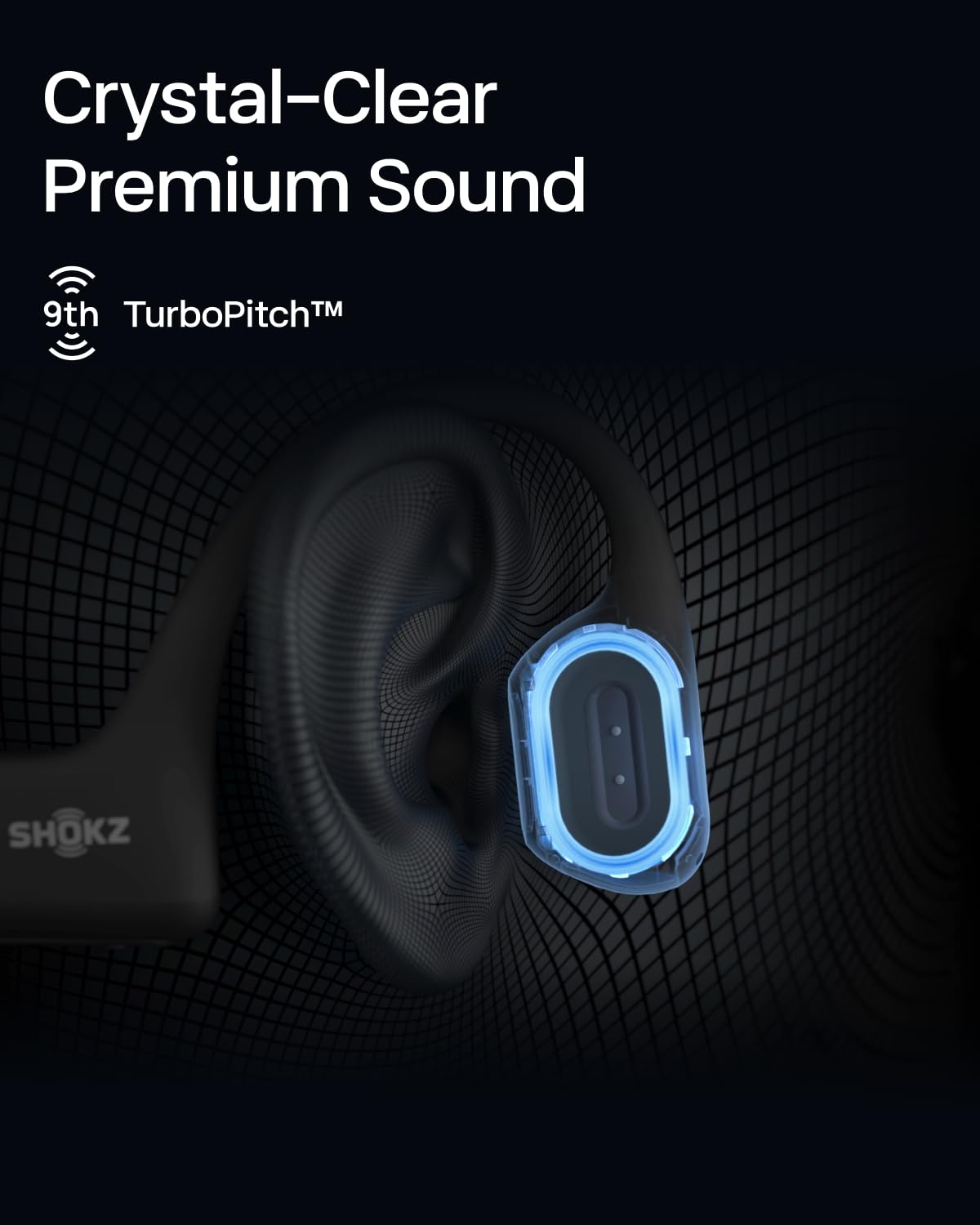SHOKZ OpenRun Pro delivers up to 10 hours of playback on a single charge.