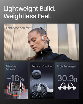 SHOKZ OpenRun Pro 2 Mini AI noise reduction improves calls.