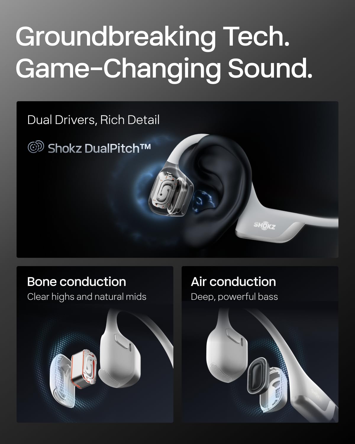 SHOKZ OpenRun Pro 2 Mini dual-driver system balances highs and lows.