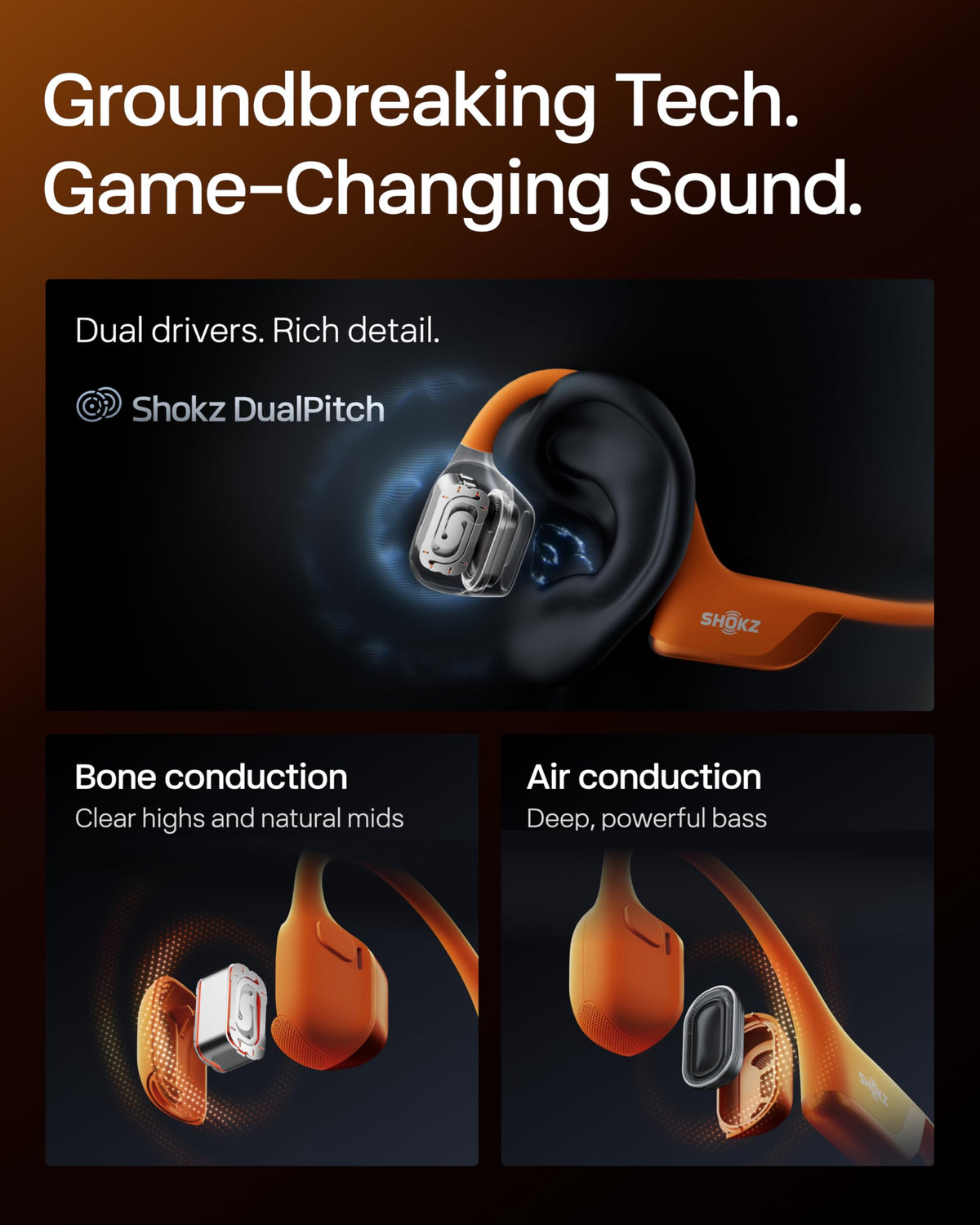 SHOKZ OpenRun Pro 2 Ni-Ti memory wire ensures stable fit during activity