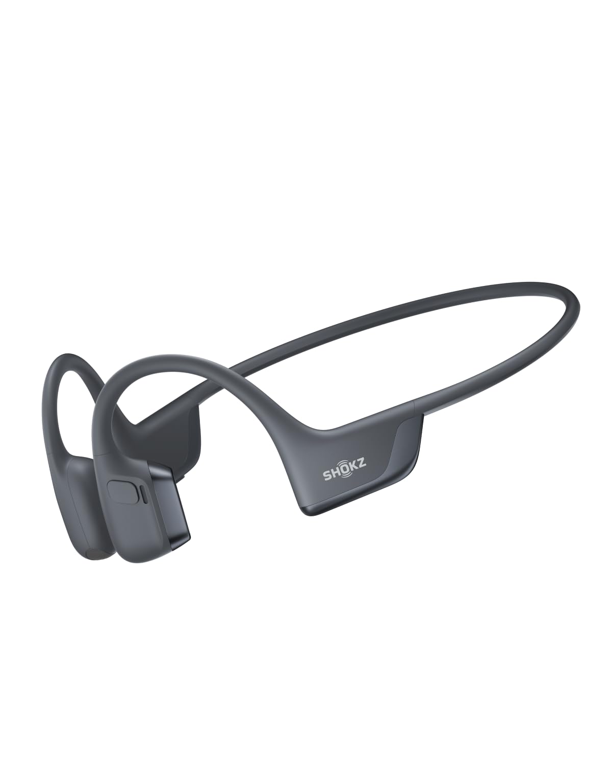 SHOKZ OpenRun Pro 2 open-ear design on a runner for safe, aware listening.