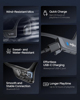 SHOKZ OpenRun Pro 2 sweat resistant build endures tough gym sessions.