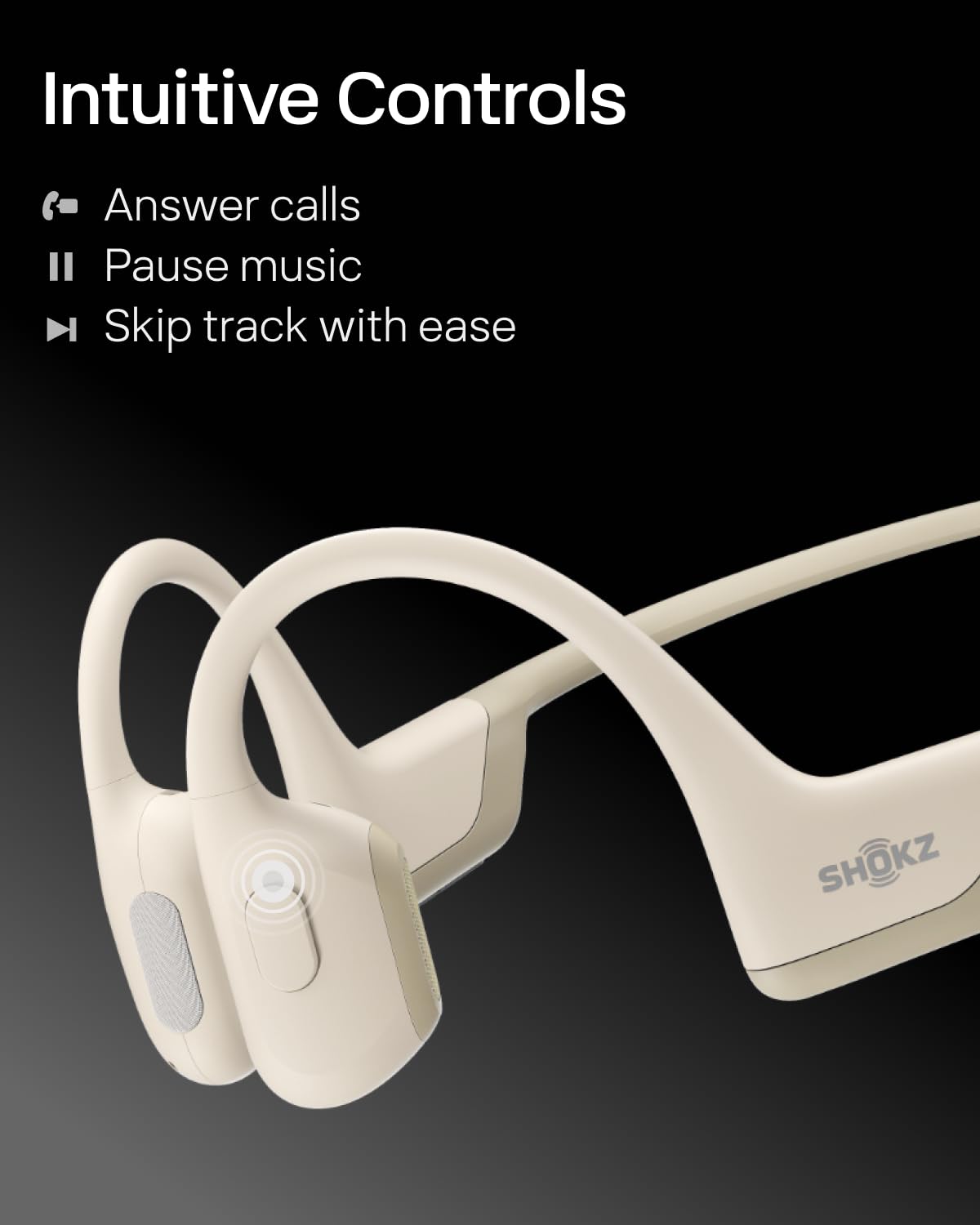 SHOKZ OpenRun Pro magnetic induction simplifies quick pairing.