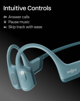 SHOKZ OpenRun Pro microphone ensures clear calls during workouts.