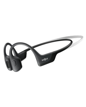 SHOKZ OpenRun Pro Mini with open-ear design for safer, connected workouts.