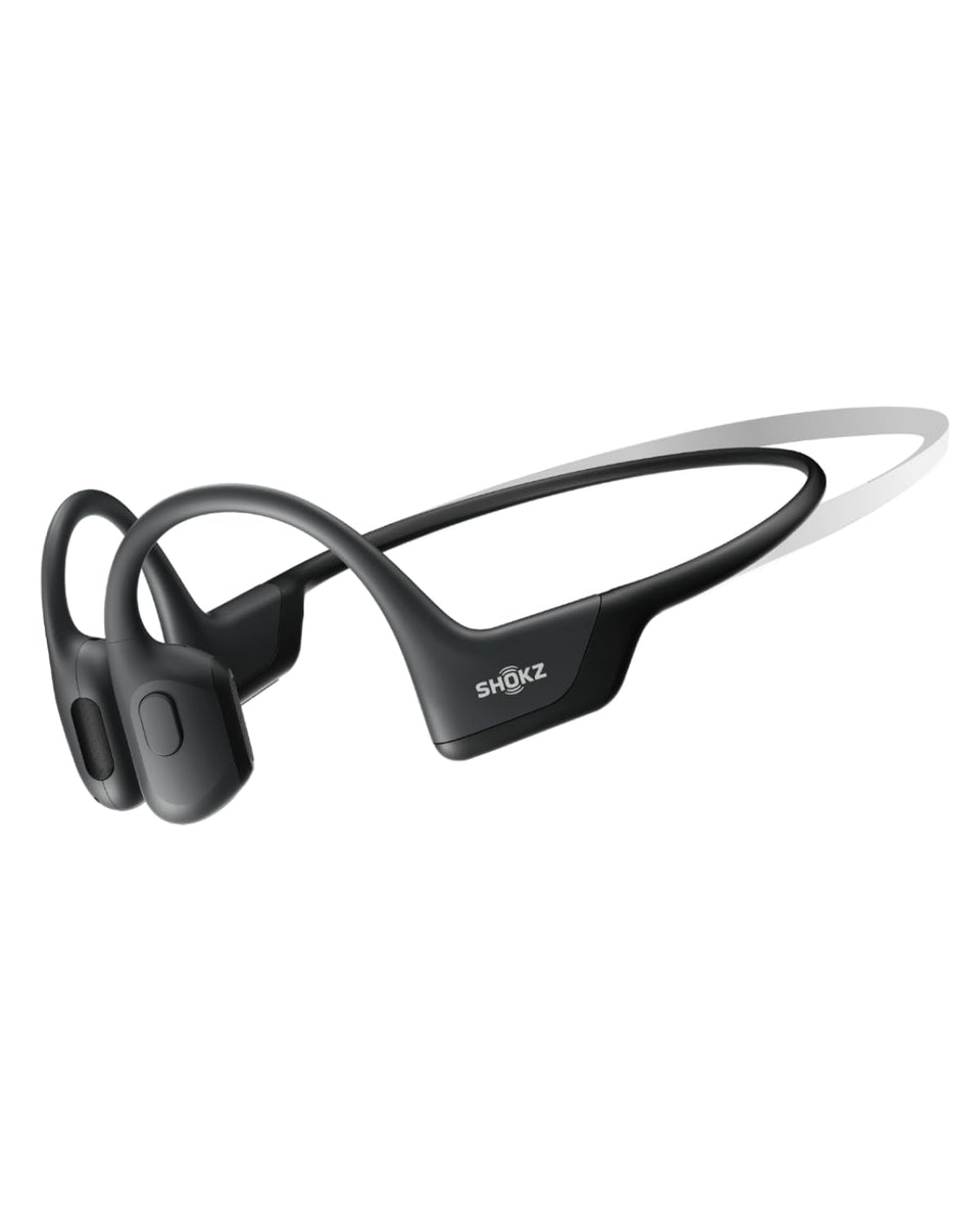 SHOKZ OpenRun Pro Mini with open-ear design for safer, connected workouts.