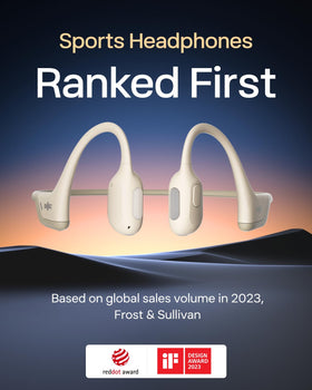 SHOKZ OpenRun Pro open-ear design enables safe outdoor runs.