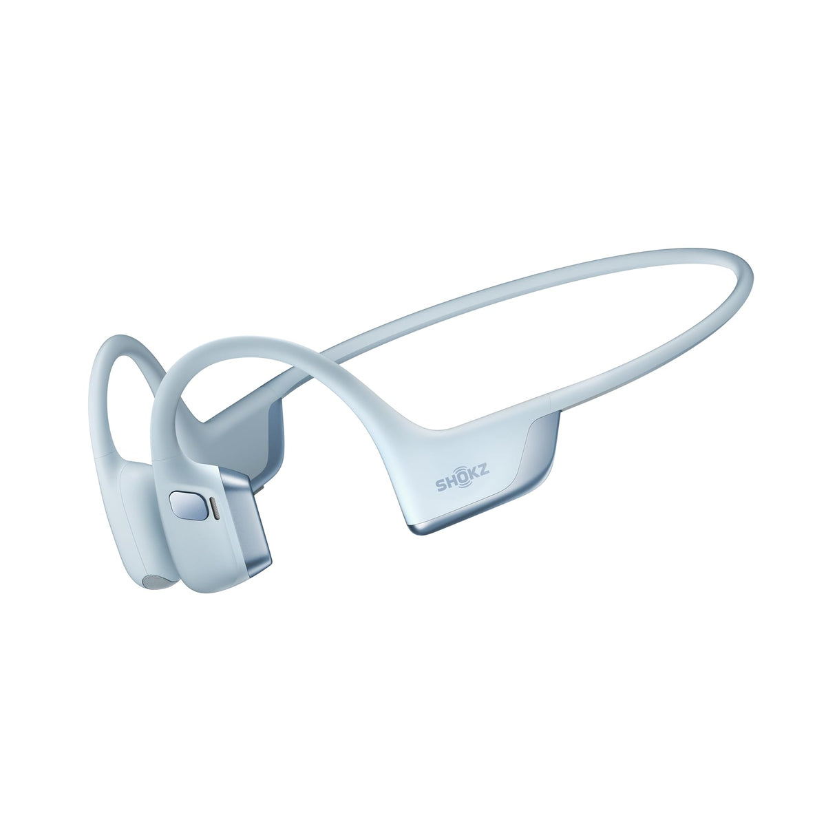 SHOKZ OpenRun Pro open-ear design for safe awareness during runs.