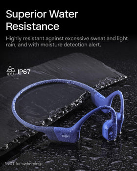 SHOKZ OpenRun USB-C charging port for quick recharges.