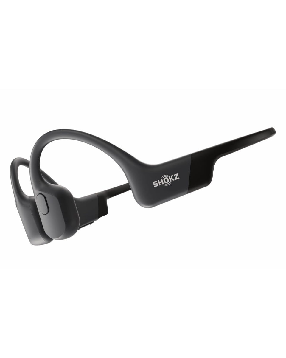 SHOKZ OpenRun wraparound frame for open-ear comfort during workouts.