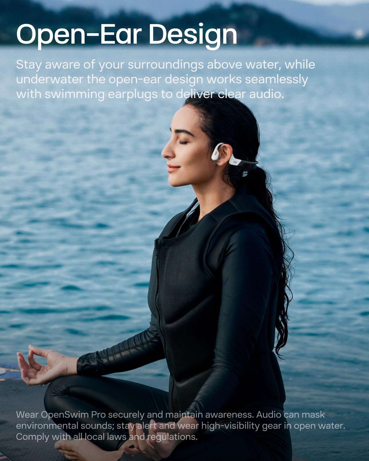 SHOKZ OpenSwim Pro land-use Bluetooth for wireless listening