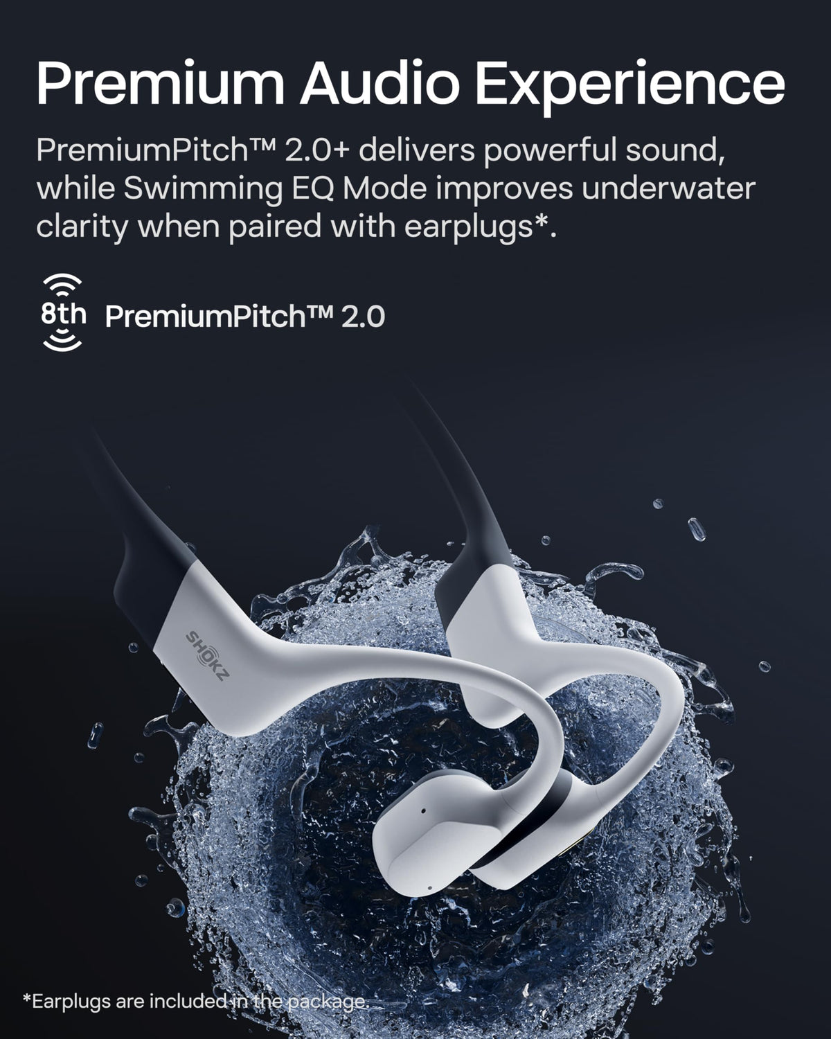 SHOKZ OpenSwim Pro magnetic induction supports stable pairing and clear calls