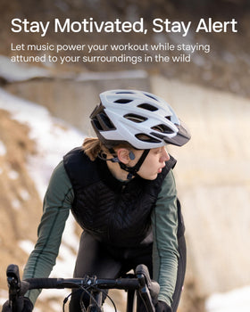 SHOKZ OpenSwim Pro MP3 storage supports large music libraries for water listening.