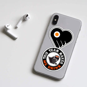 SHOREPATROL Philadelphia stickers on bike or travel case add color for outdoor use.
