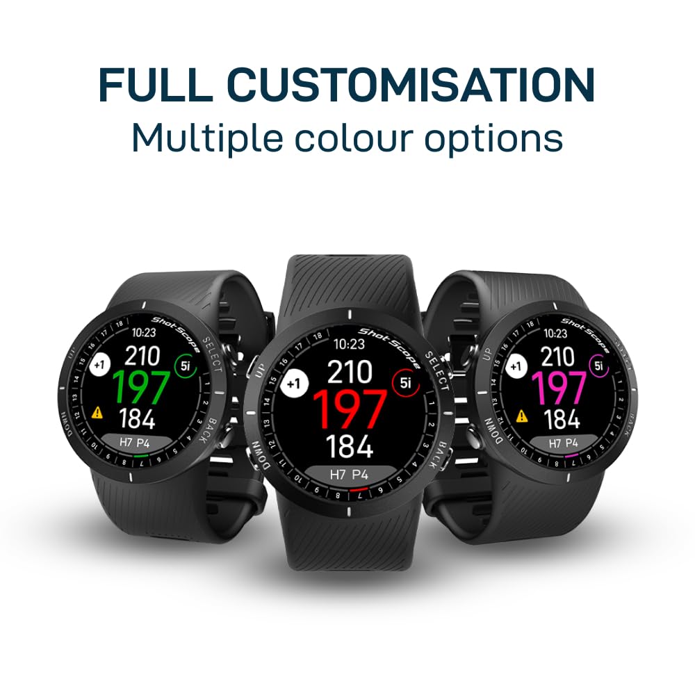 Shot Scope V5 automatic performance tracking captures rounds automatically.
