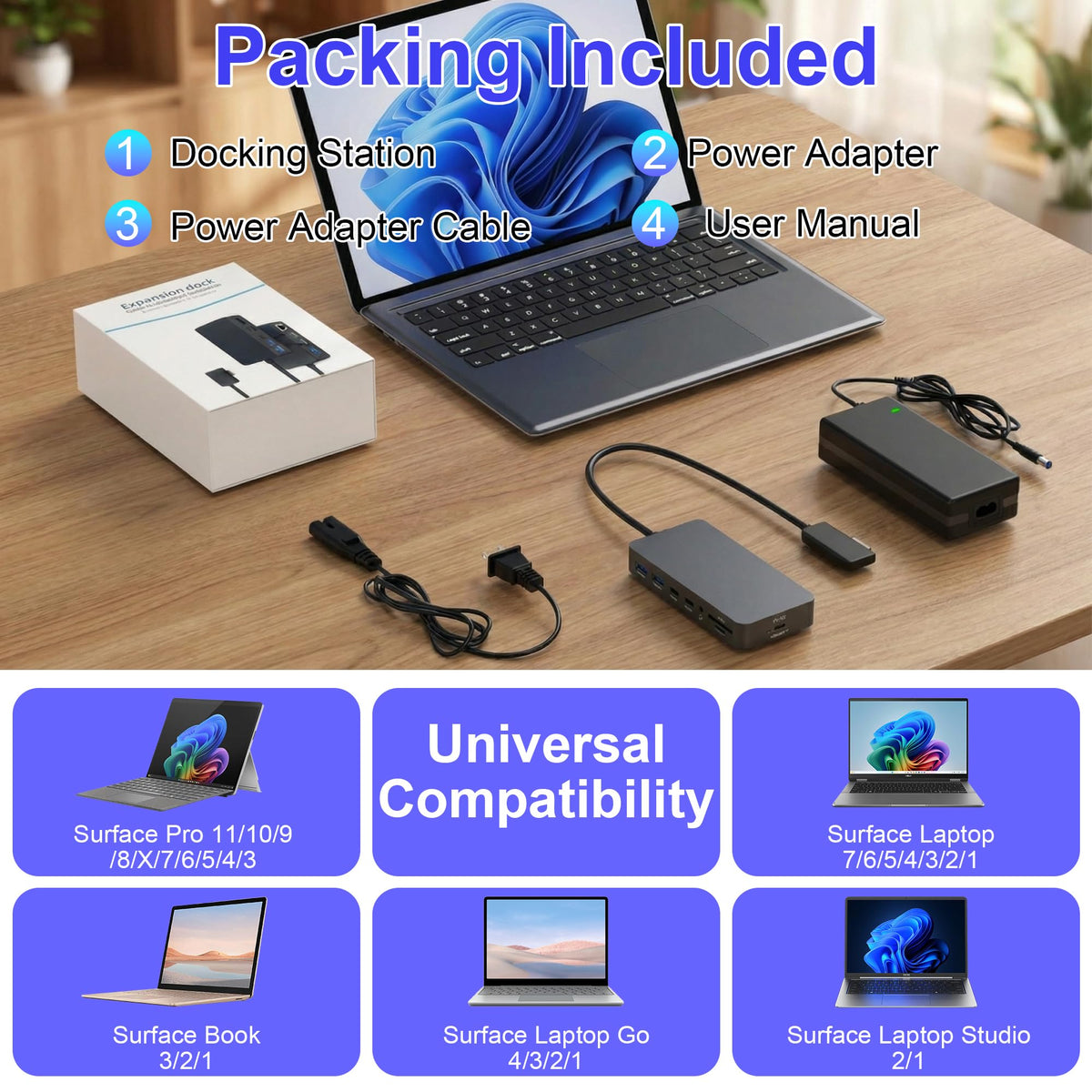 SHOWAIST plug-and-play compatibility with Surface family