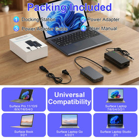 SHOWAIST plug-and-play compatibility with Surface family