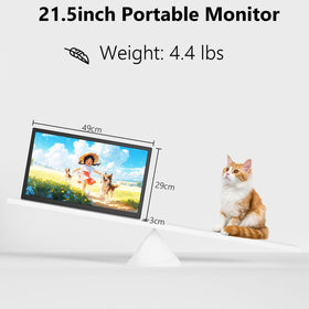 Showscren 21.5-inch monitor for entertainment and casual gaming on a larger screen.