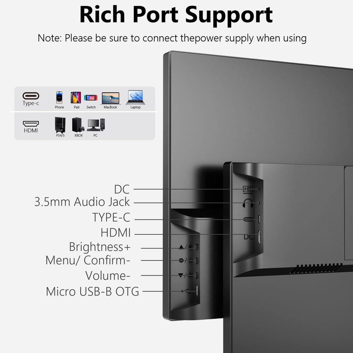 Showscren 21.5-inch monitor in an office multitasking setup boosts workflow.