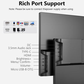 Showscren 21.5-inch monitor in an office multitasking setup boosts workflow.