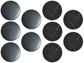 Shungite World front packaging showing 10 sticker set and benefits