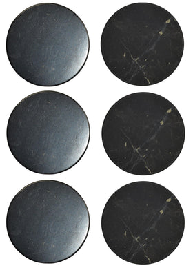 Shungite World front packaging showing six 40mm stickers and instructions — clear contents