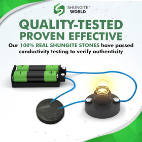 Shungite World stickers on wifi router showcase home-ready convenience