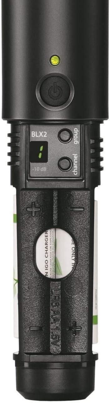 Shure AA batteries for long-lasting power on the go.