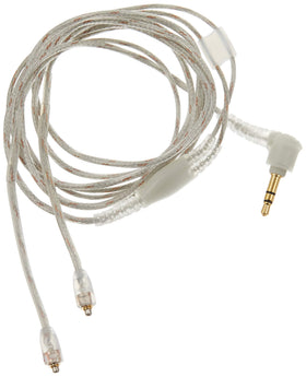 Shure cable in use with SE846 on stage showing reliable reach and flexibility