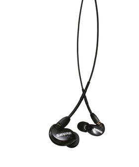 Shure SE215 PRO earphones deliver detailed sound and rich bass for focused listening.