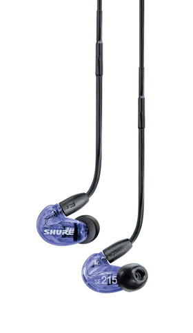 Shure SE215 zippered case and fit kit enable custom comfort.
