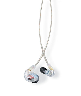 Shure SE425 dual-driver clarity for precise audio reproduction.