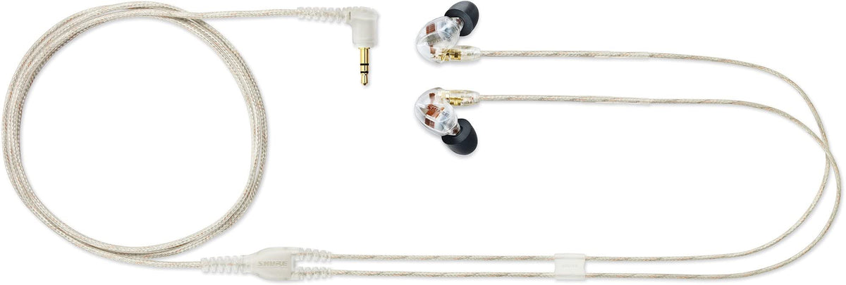 Shure SE535 Pro detachable cable provides durability and easy replacement.