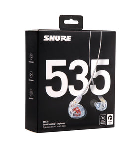 Shure SE535 Pro included tip sizes for a secure, customizable fit.