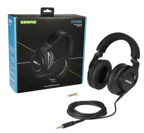 Shure SRH440A delivers accurate frequency response for precise mixing and critical listening.